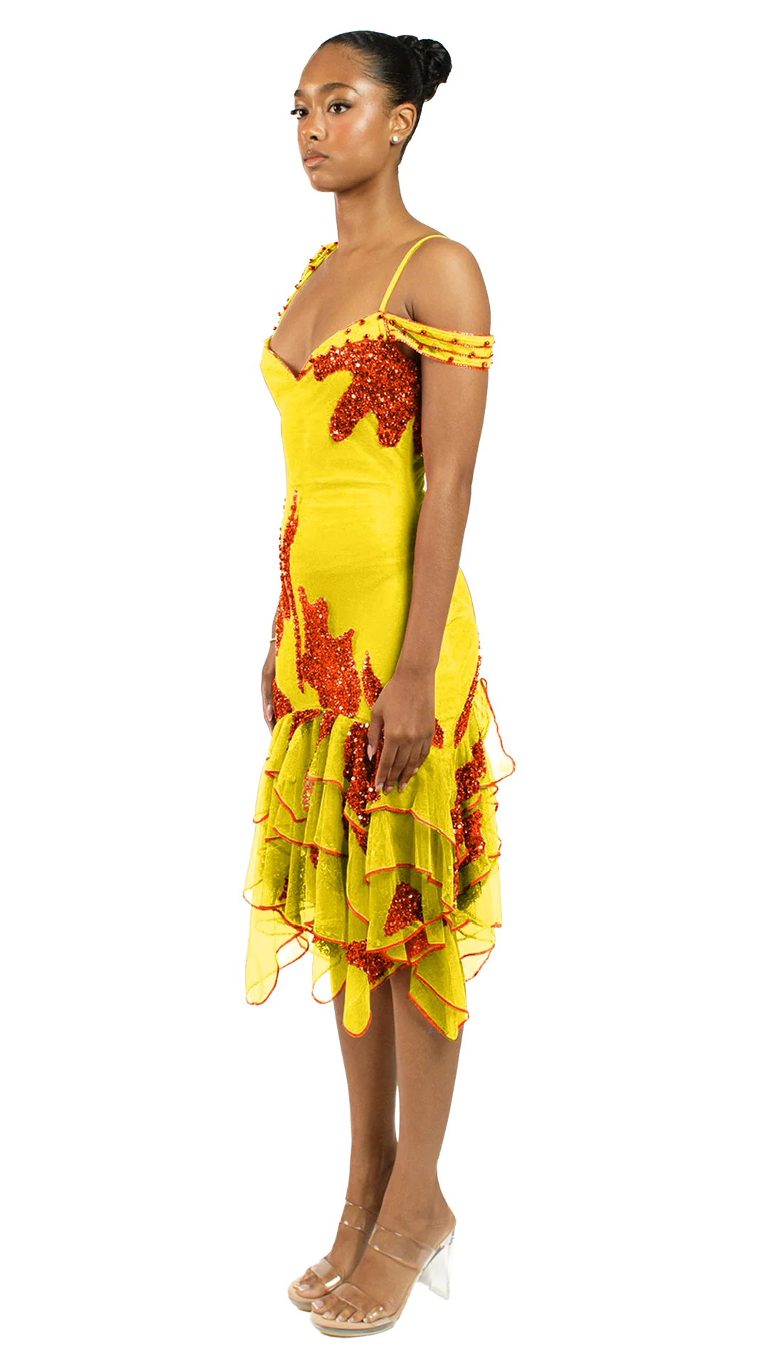 Amalfi Yellow Dolce Dress - Image 5