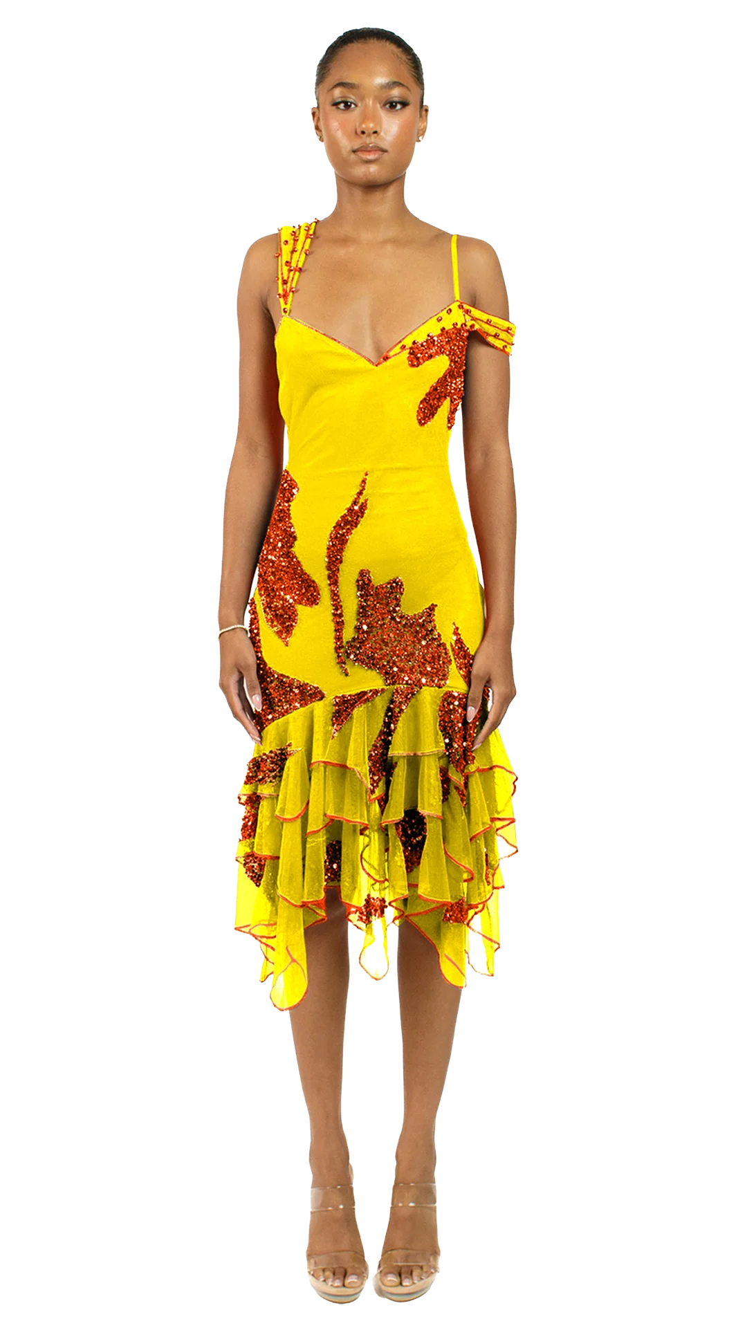 Amalfi Yellow Dolce Dress - Image 6