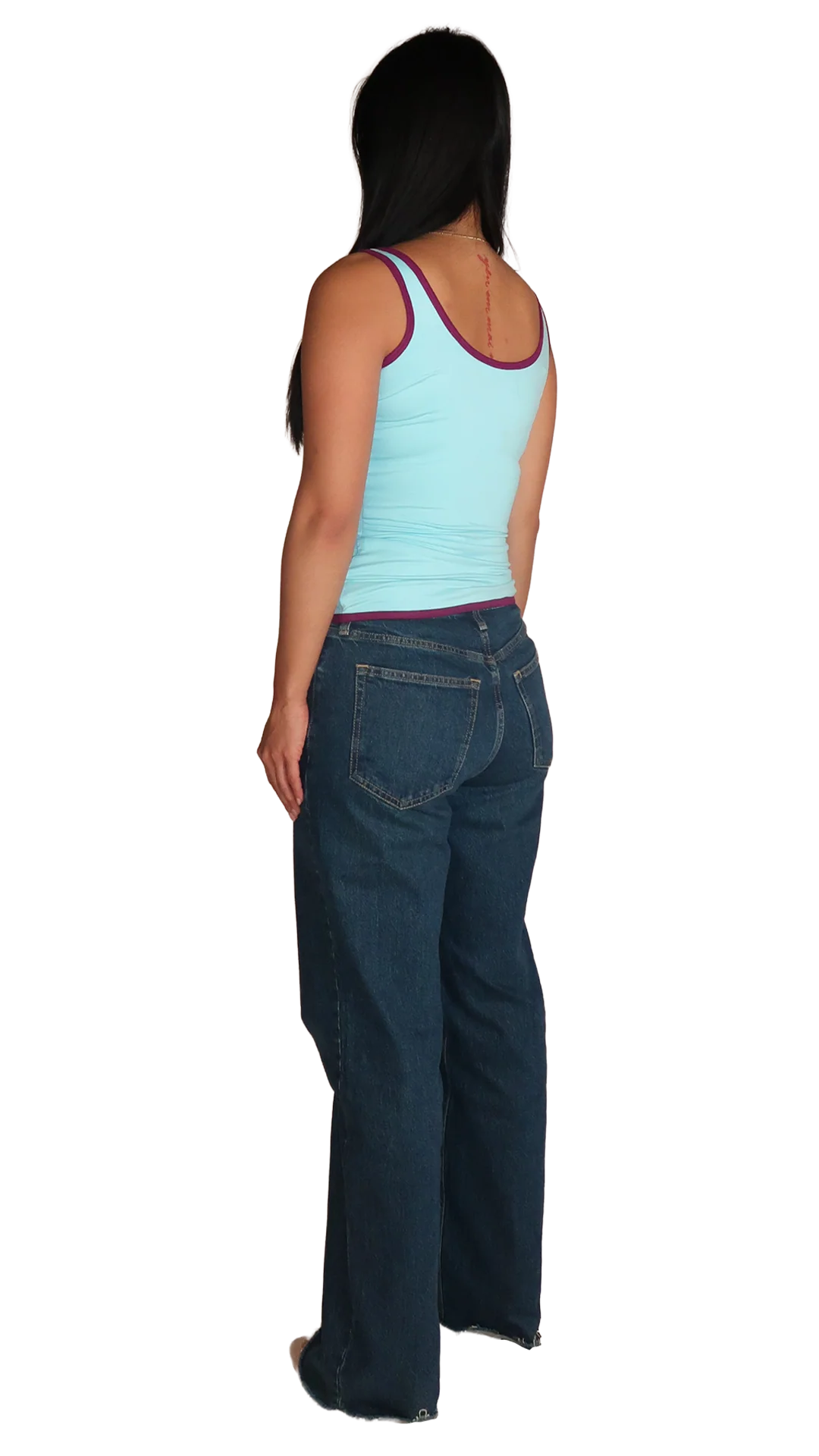 BLUE/PURPLE #nadigirl TANK TOP - Image 3