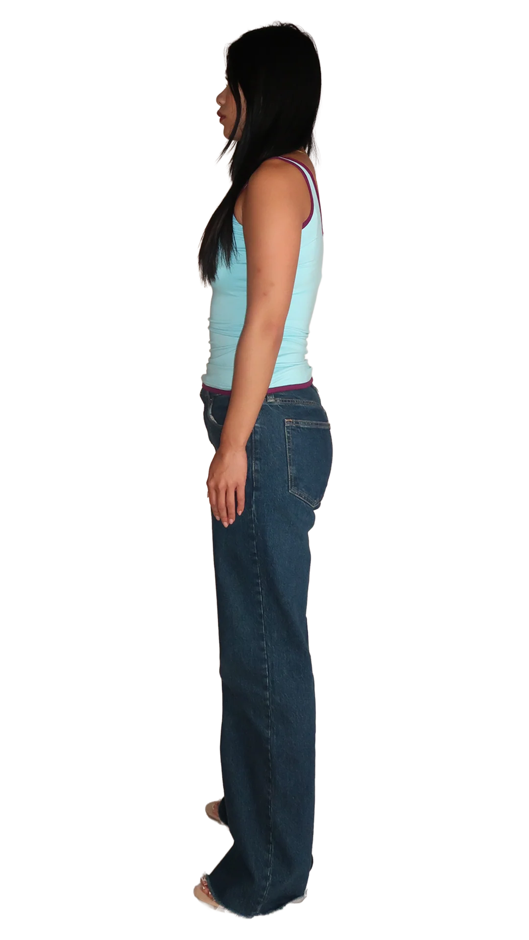 BLUE/PURPLE #nadigirl TANK TOP - Image 4