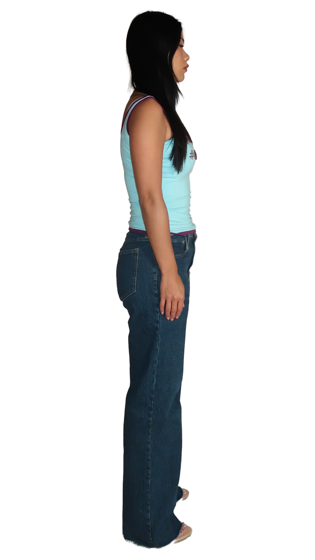 BLUE/PURPLE #nadigirl TANK TOP - Image 8