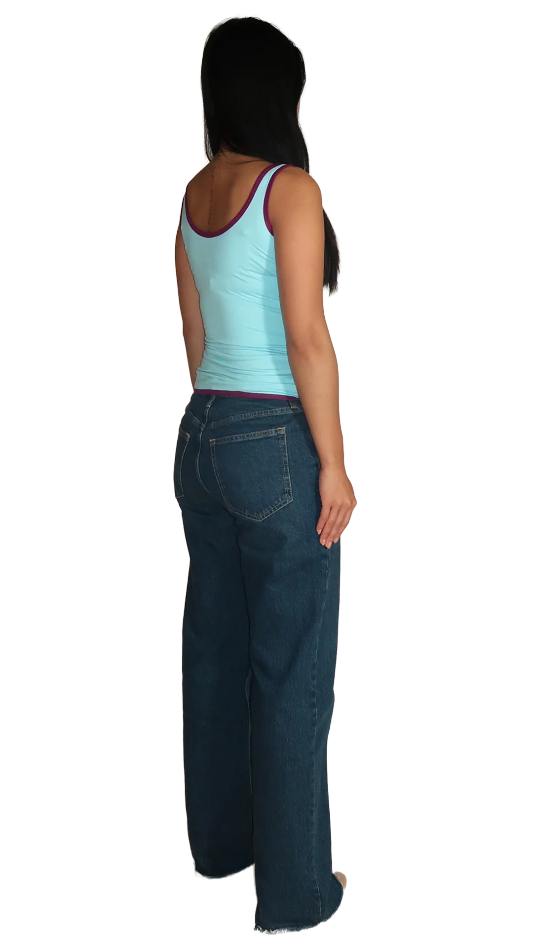 BLUE/PURPLE #nadigirl TANK TOP - Image 9