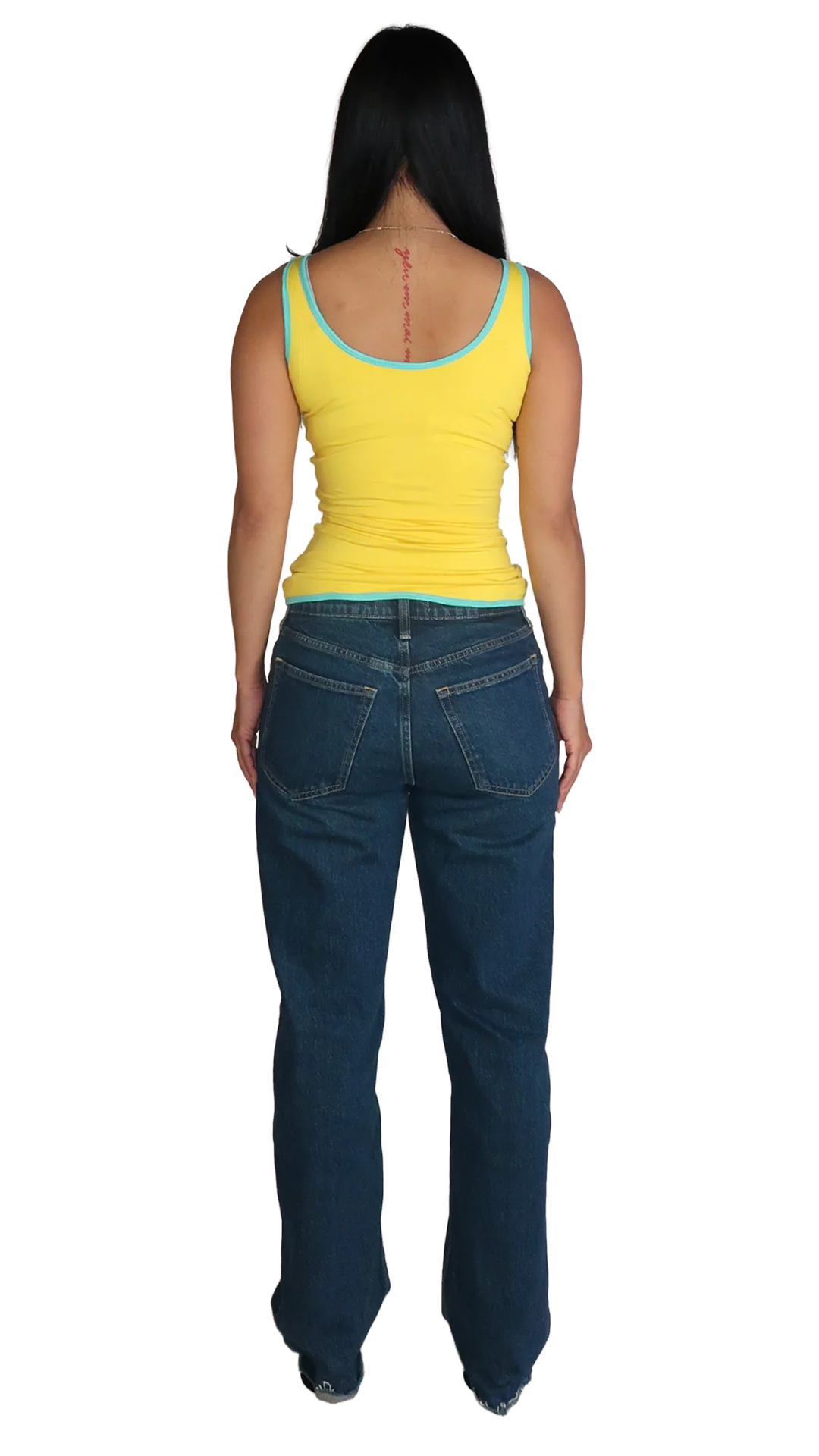 YELLOW/BLUE #nadigirl TANK TOP - Image 10