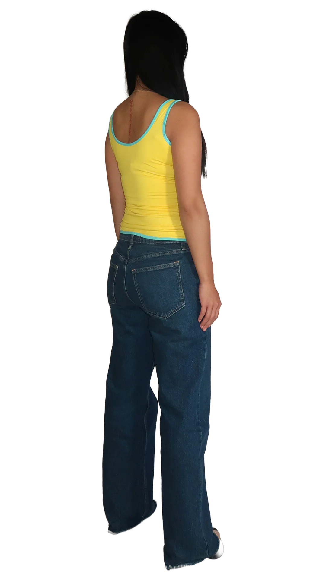YELLOW/BLUE #nadigirl TANK TOP - Image 9