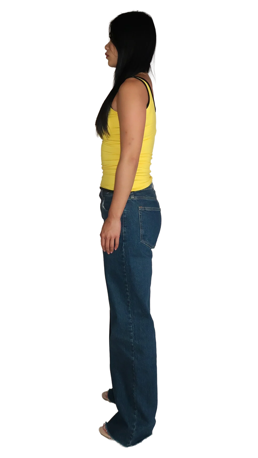 YELLOW/BLACK #nadigirl TANK TOP - Image 4