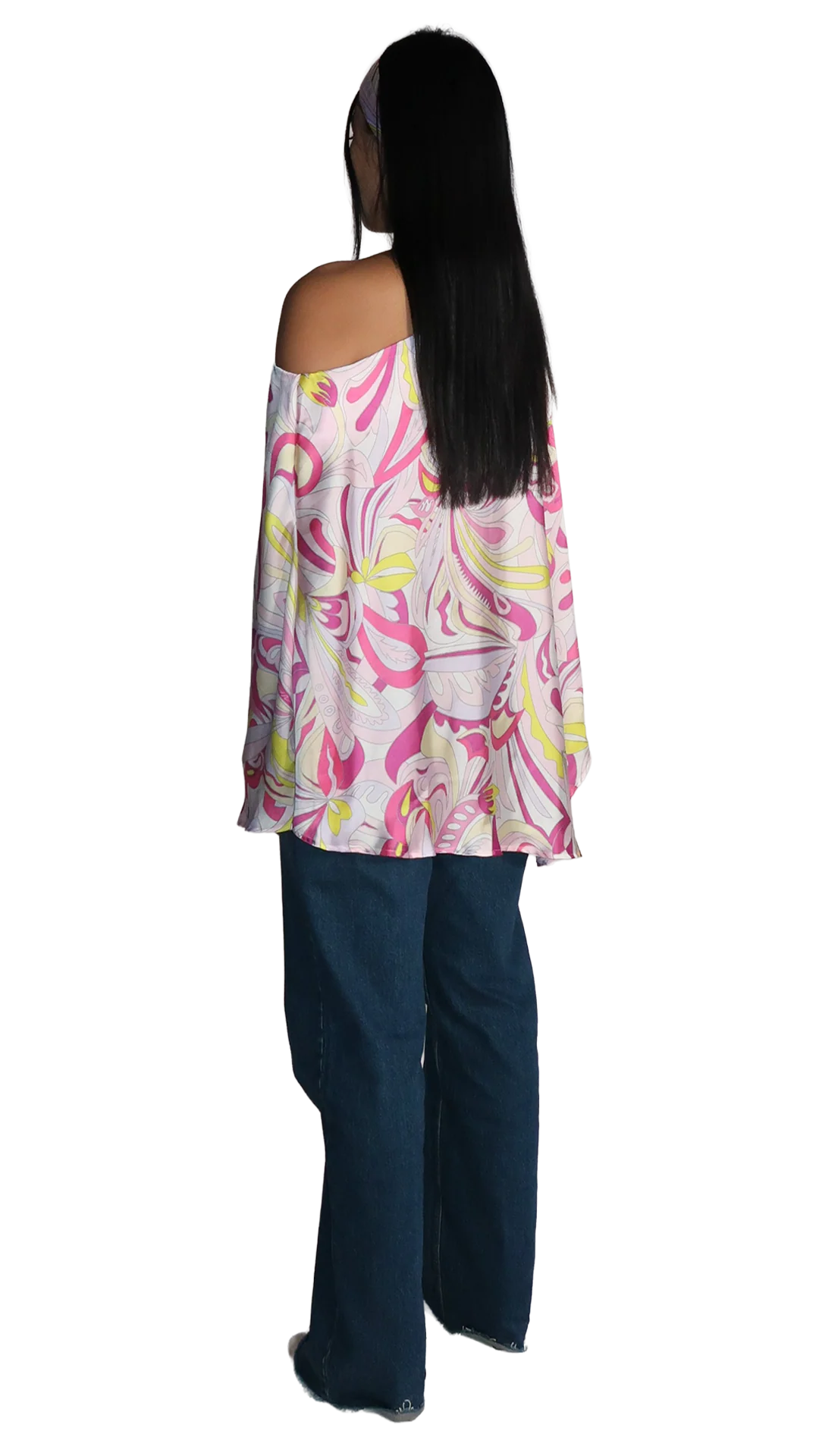 Pink Riviera Poncho & Headband Set - Image 3