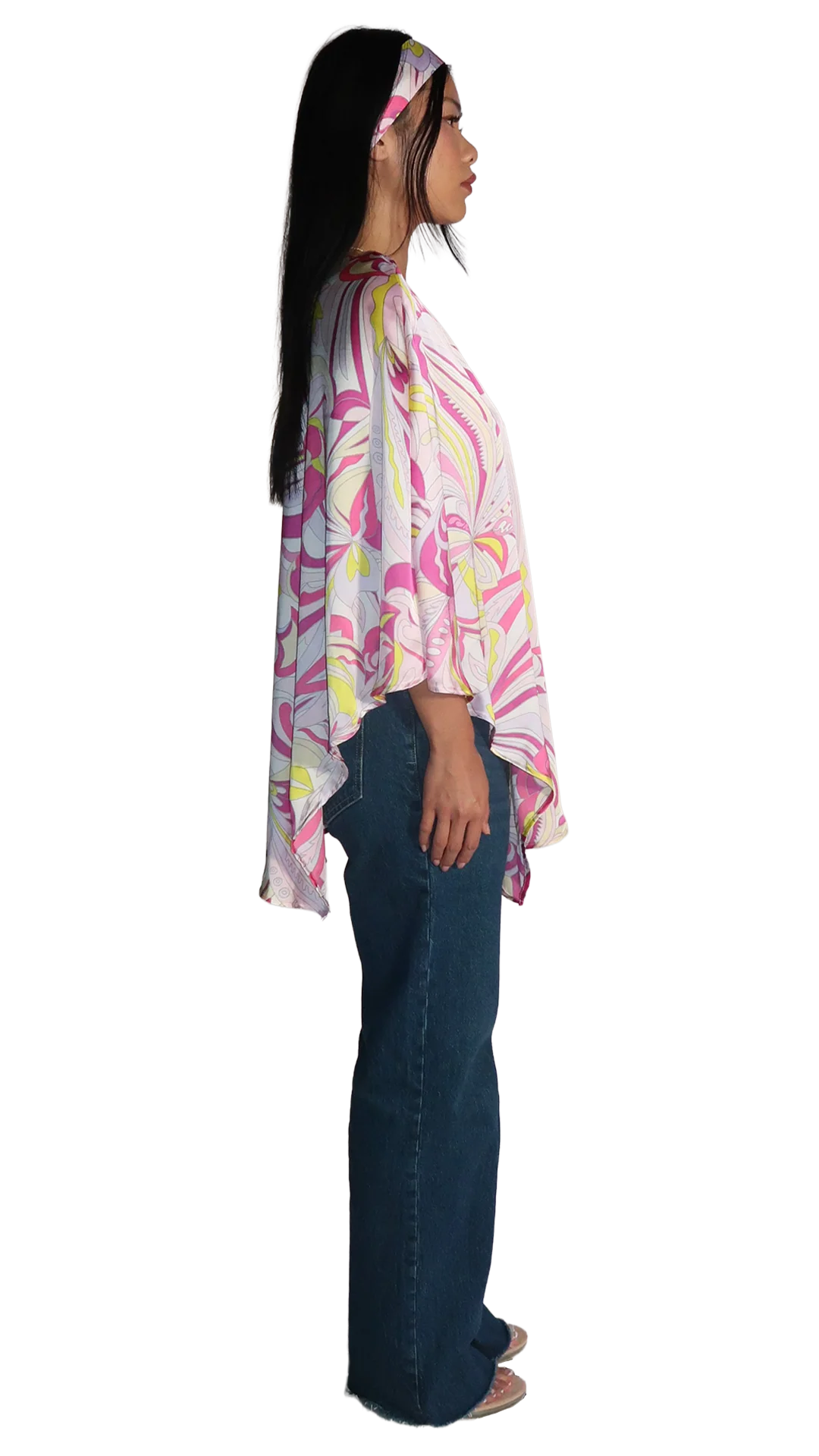 Pink Riviera Poncho & Headband Set - Image 8