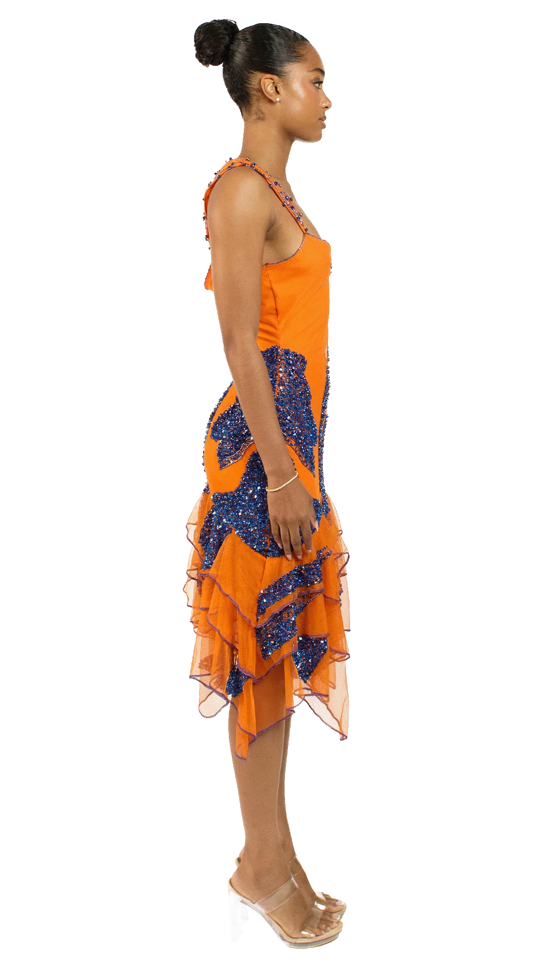 Sunset Orange Dolce Dress - Image 8